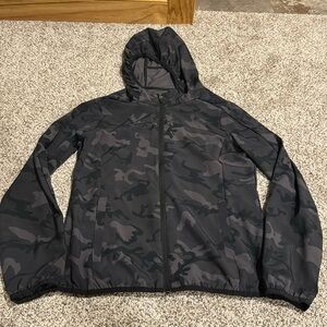 Zyia Forest Camo Zipper Hoodie Jacket